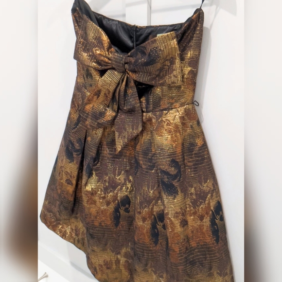 Anthropologie Samhain Dress Strapless Party Evening Cocktail By Eva Franco - Picture 9 of 13